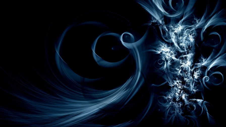 Blue Artistic Abstract Wallpaper 894