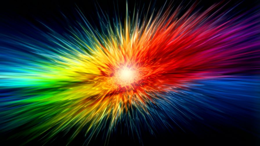 Colorful Abstract Splash Wallpaper 7937