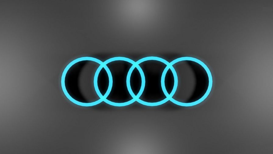 Glowing Blue audi Wallpaper 680